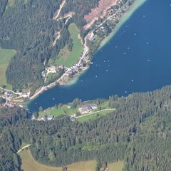 Flugwegposition um 13:49:24: Aufgenommen in der Nähe von Lunz am See, Österreich in 1958 Meter